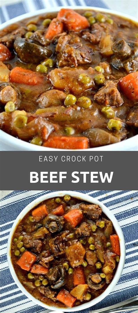 Easy Crock Pot Beef Stew Recipe Recipes Home Inspiration
