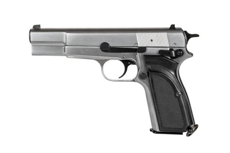 We Browning Hi Power Mk Iii Pistol Replica Silver Gbb 6mm Airsoft Brabilligt