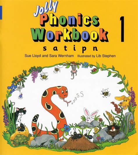 كتاب Jolly Phonics Workbook 1 In Print Letters S A T I P N المعلمة أسماء
