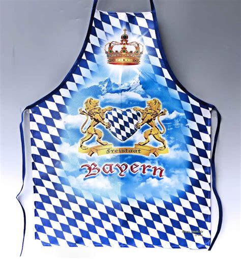 grillschürze freistaat bayern löwen mit herz bayerwaldshop