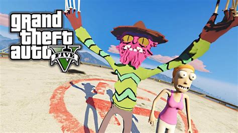 Gta 5 Mod Scary Terry Ft Summer Rick And Morty Youtube
