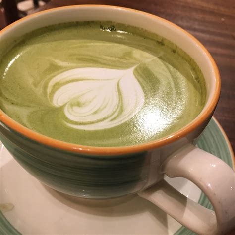 Macha Green Tea Latte at Honolulu Coffee Co Waikiki | Green tea latte