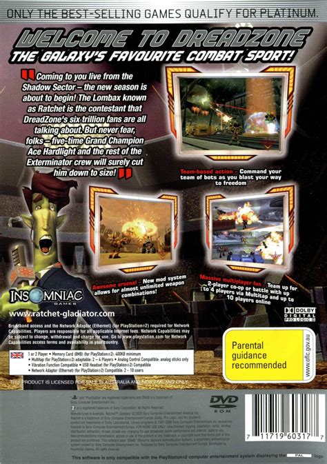 Ratchet Deadlocked 2005 Box Cover Art Mobygames