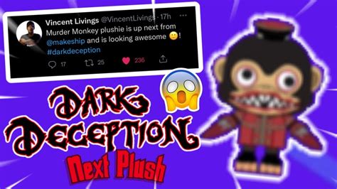Dark Deception The Next Plush Is The Murder Monkey Youtube