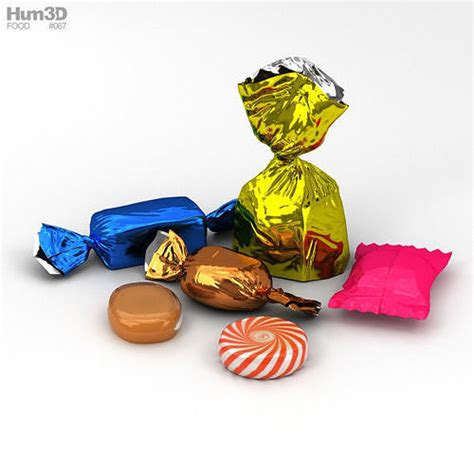 Candies 3d Model Cgtrader