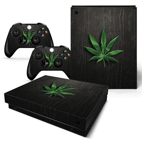 Newest Product Full Set Vinyl For Xbox One X Console Decals In Stickers