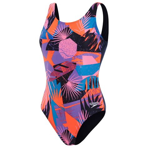 Speedo Allover U Back Swimsuit Womens Buy Online Bergfreundeeu