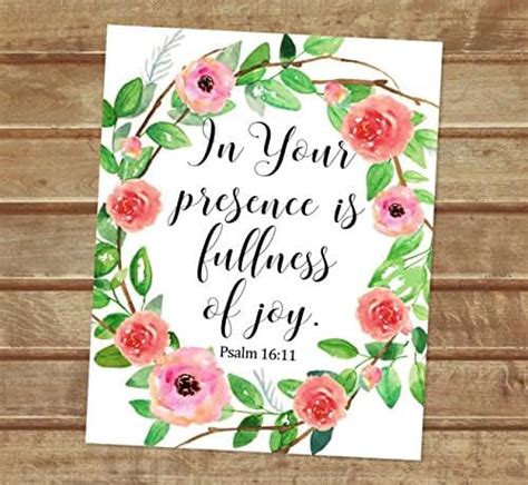 Amazon Com In Your Presence Is Fullness Of Joy Psalm