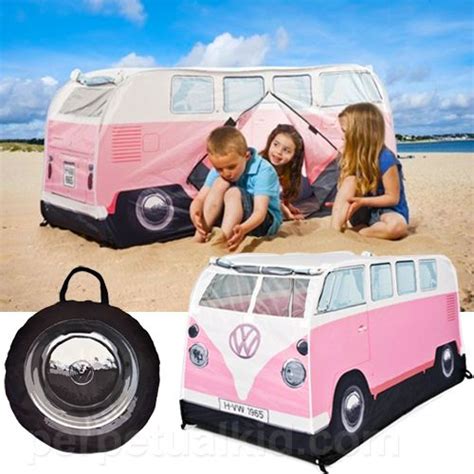 Classic Pink Vw Camper Play Tent Play Tent Vw Campervan Vw Tent