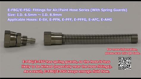 Product Introduction Paintair Hose Fittings With Spring Guards E