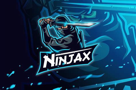 Ninjax Mascot And Esport Logo Logotipo Do Jogo Esportes