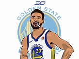 Curry Illustration by me | Stephen curry basketball, Stephen curry ...