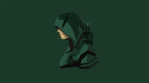 Green Arrow Minimalism 4k Hd Superheroes 4k Wallpapers Images