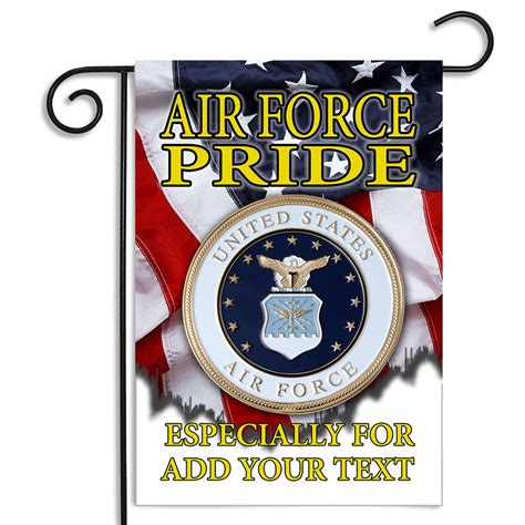 United States Air Force American Flag And Usaf Seal Apartment Or Garden