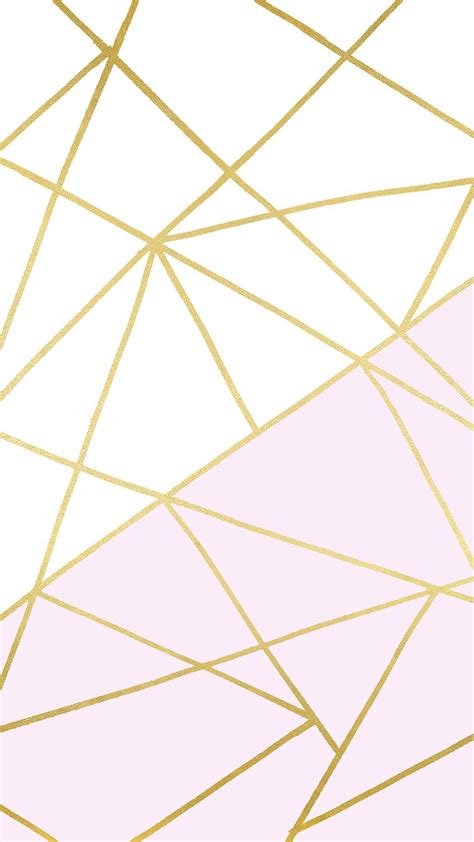 Gold And White Geometric Wallpapers Wallpaper Cave