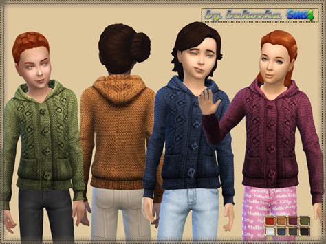 Sims 4 Ccs The Best Jacket For Kids By Bukovka