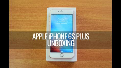 Apple Iphone 6s Plus Rose Gold Unboxing Youtube