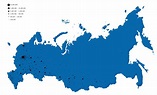 Cities of Russia with population over 50,000 : r/MapPorn