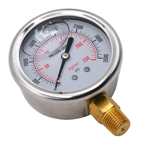 14 Npt Automotive Oil Pressure Gauge Instrument Hydraulic Meter Gauge