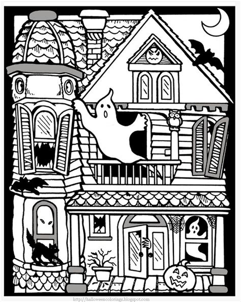 Color pictures, email pictures, and more with these halloween coloring pages. Halloween Pictures to Color Hautned Houses | ... witches ...