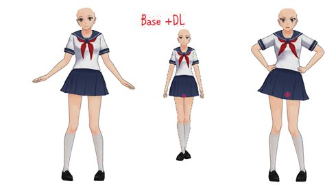 Yandere Simulator Base By Ihug30 By Ihug30 On Deviantart