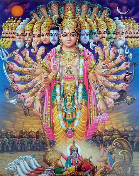 Hindu God With Many Arms And Heads Here Is Why