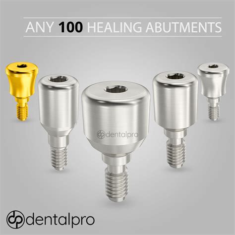 Any Of Healing Caps Abutments For Dental Implant Internal Hex Dental Pro