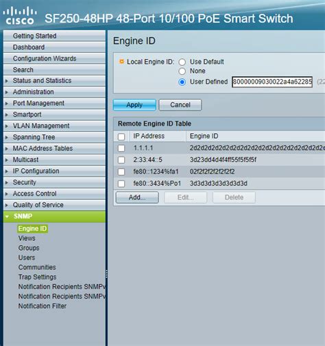 Snmp Configuration Cisco Community