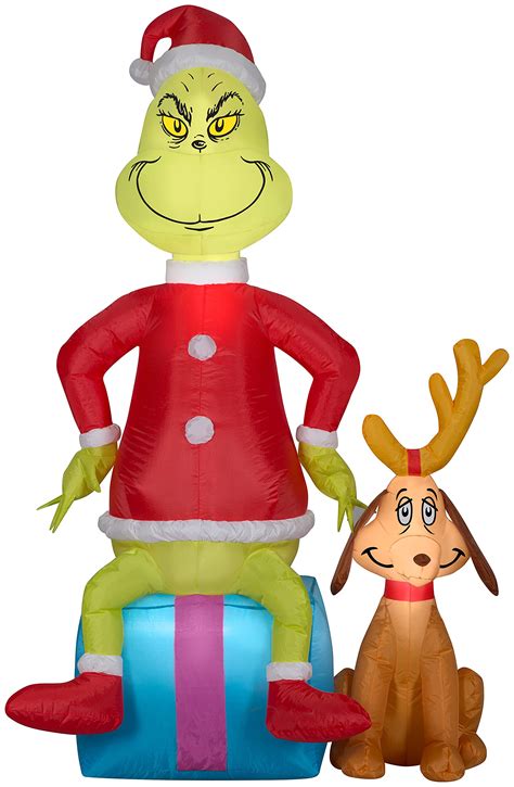 Buy Gemmy Christmas Airblown Inflatable Grinch Wmax Scene Dr Seuss 5