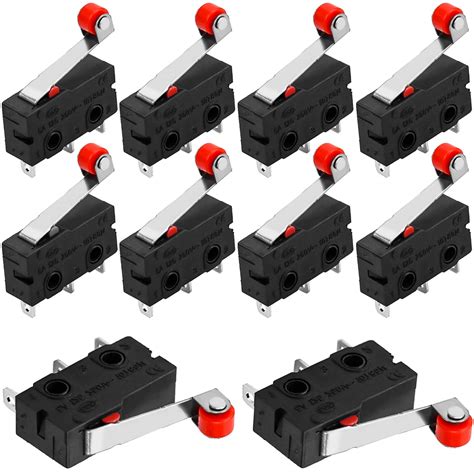 Buy Winfred 10pcs Micro Switch Spdt Ac Micro Switch With Button Mini