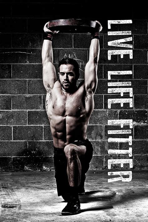 Newbrightbase Rich Froning Jr Crossfit Champion Fabric Cloth Rolled Wall Poster Print Hd Phone
