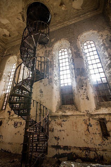 Art Abandoned Buildings Abandoned Places Stairway To Heaven Spiral Staircase Derelict Back