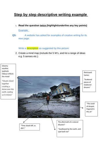 The two questions are most likely to be one describe and one narrate, but they won't always be so and there will be years where there will be two this entry was posted in aqa, gcse, gcse english language, language and tagged 8700, aqa, aqa gcse english language, descriptive writing. ? Example of creative writing. What is Creative Writing ...