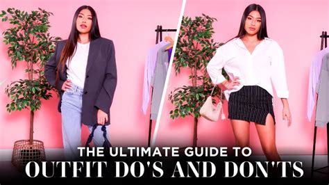 Fashion Do's and Don'ts | Your Ultimate Style Guide - YouTube