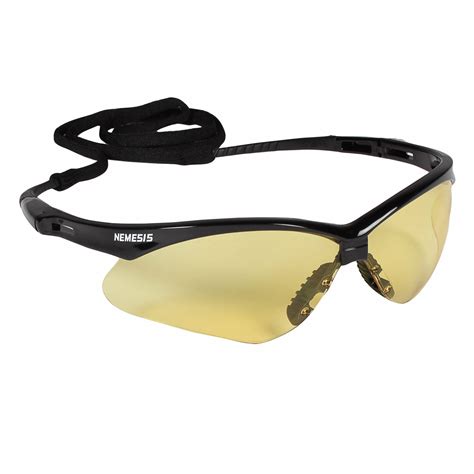 kleenguard v30 nemesis scratch resistant safety glasses amber lens color 2uyf6 25659 grainger