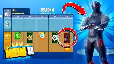 Season 4 Level 100 Battle Pass Unlocked All New Skins And Gameplay