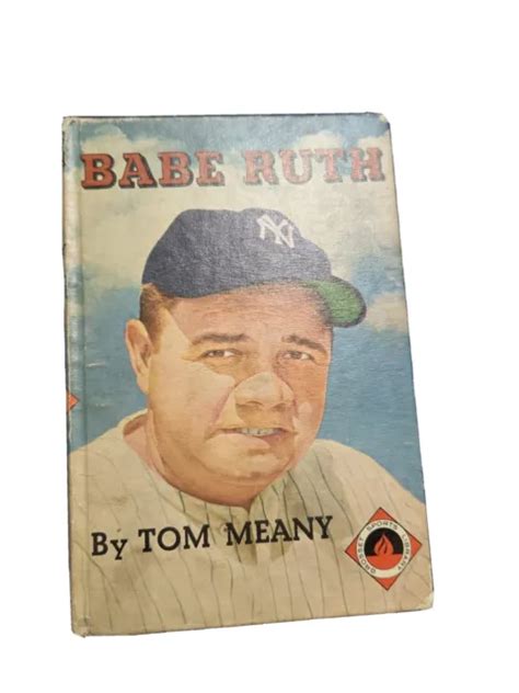 vintage 1951 babe ruth book by tom meany 5 99 picclick