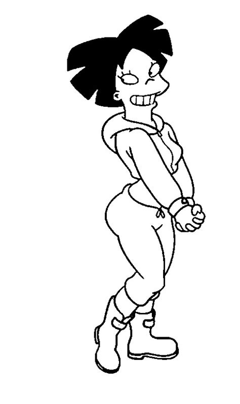 Coloring Page Futurama Game Of Drones Amy Wong 10
