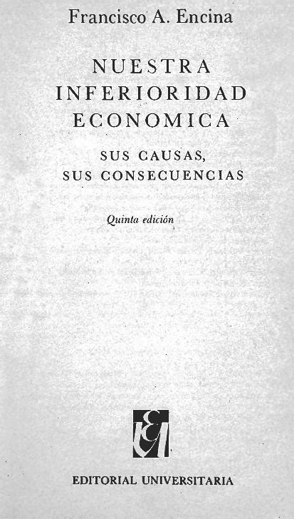 PDF Nuestra Inferioridad Económica DOKUMEN TIPS