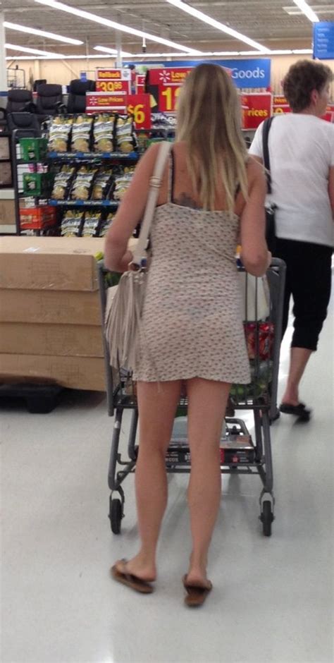 See The Thong Through The Dress Oh Ppl Of Walmart Rwtf