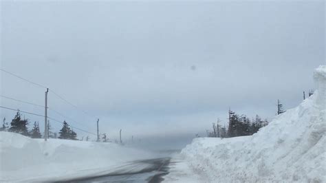 Snow Banks As High As 15 Feet In Spots Youtube