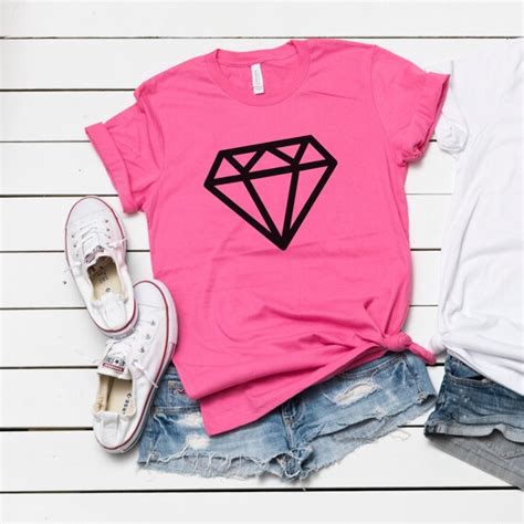 Diamond Shirt Diamond T Shirt Women Essential Oil Clothing Etsy