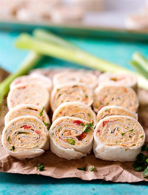 Chicken Taco Mexican Pinwheels The Chunky Chef