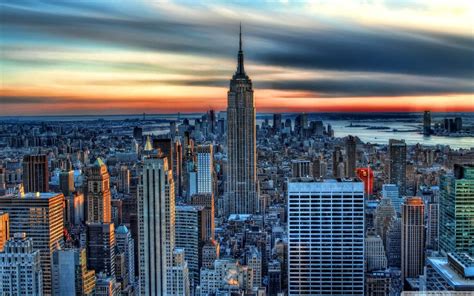 Empire State Building Hora New York Iphone Wallpaper New York