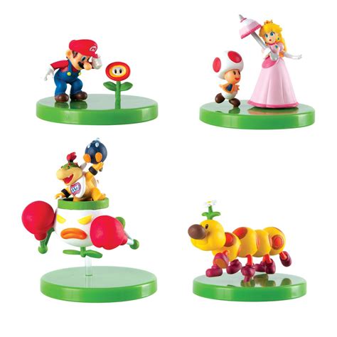 Tomy Super Mario Buildable Figures Box Of 12 L2 Statue Blind