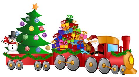 Clipart Train Christmas Clipart Train Christmas Transparent Free For