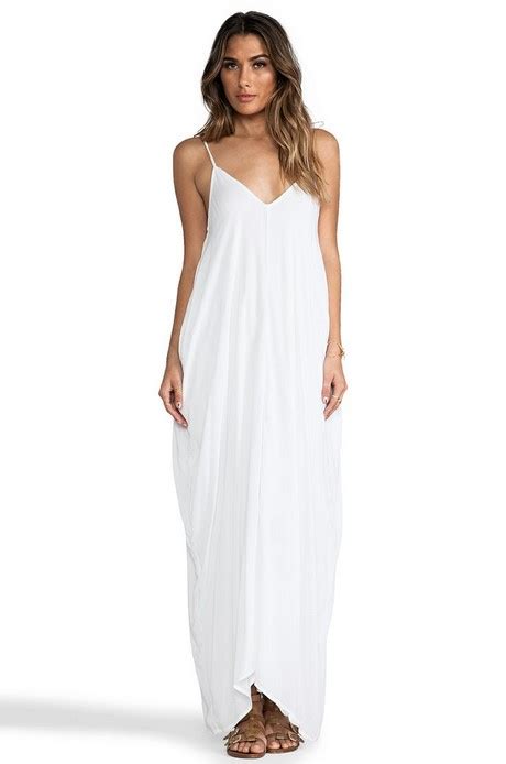 Casual White Maxi Dress