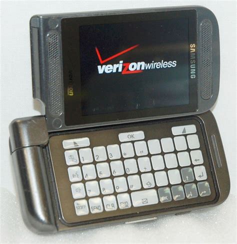 Samsung U750 Alias 2 Gray Dual Flip Style Cell Phone Verizon Wireless 2