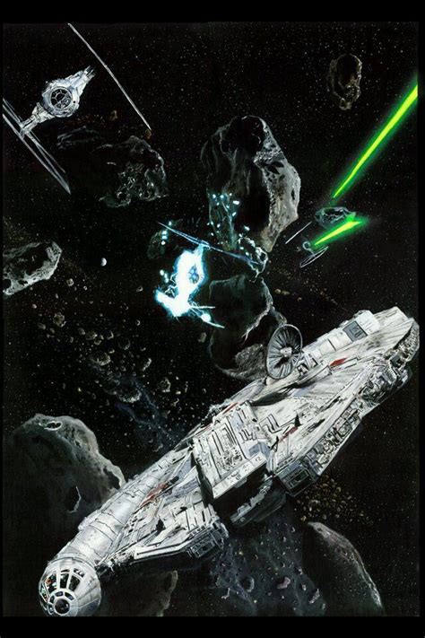 A Scene From The Empire Strikes Back Of The Millennium Falcon Being