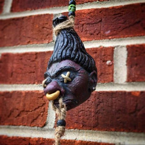 Decorative Shrunken Head One Of A Kind Hand Shrunken Head Lion